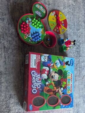 Disney Mickey Mouse Clubhouse Hi-Ho! Cherry-O Family Board Game - Red/Green/Blue